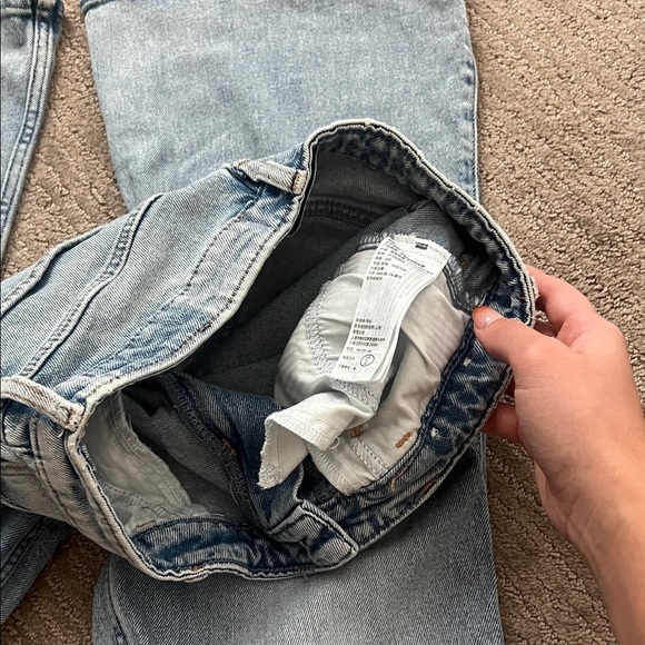 Abercrombie & Fitch - Light Blue Flare Women's Jeans - Picture 3 of 4